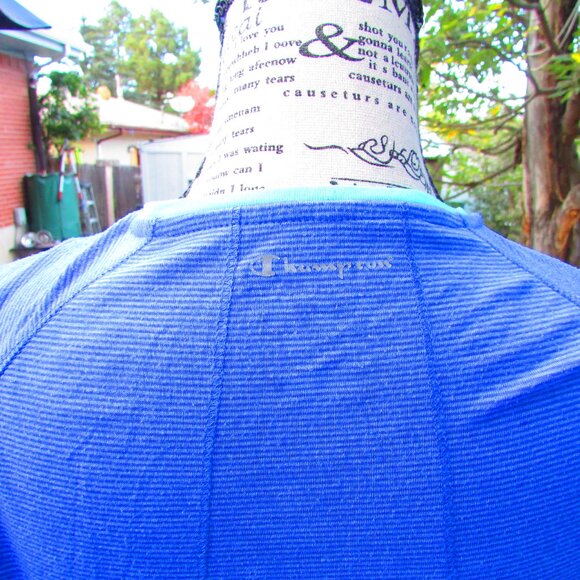 Champion Active Blue Long Sleeve Tee - Picture 4 of 6